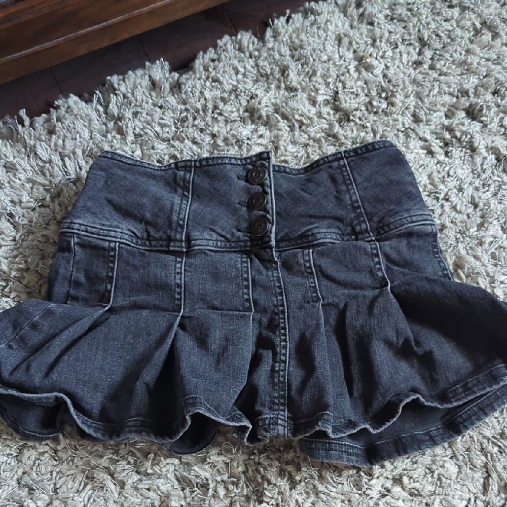 BDG Urban Outfitters Charcoal Denim Skirt